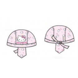 SANRIO | šátek pirátský Hello Kitty světle růžový s potiskem vel 48/54