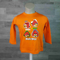 SUN CITY | tričko ANGRY BIRDS oranžové vel 74